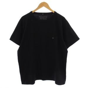 5.6oz BASIC T-SHIRT Tシャツ カットソー 半袖 クルーネック 52 黒 55-U-8110