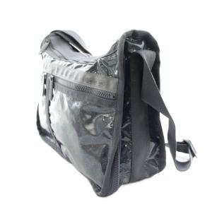LesportSAC デラックスエブリデイバッグ ショルダーバッグ ナイロン ラメ ブルーグレー /KU