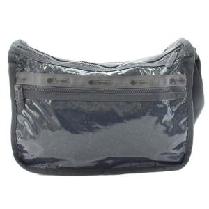 LesportSAC デラックスエブリデイバッグ ショルダーバッグ ナイロン ラメ ブルーグレー /KU