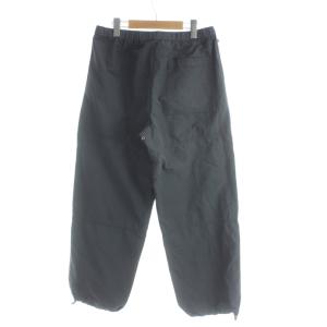 EMPORIO ARMANI パンツ 46 グレー 無地 ドローコード裾 ジッパーポケット /AP