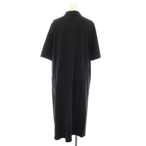 MACKINTOSH LONDON 19年製 シャツワンピース ロング 半袖 38 紺 ネイビー G5J12-158-28 /YT