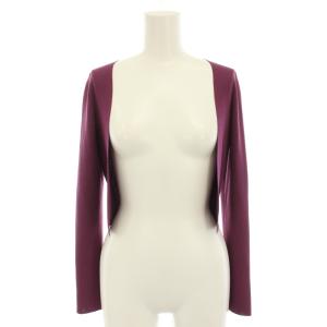 スクエアボレロ SQUARE BOLERO カーディガン 長袖 XS 紫 パープル KRTOIA0110