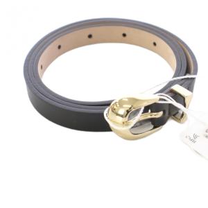 レフィエ LEFIJE 25AW トレゾール Tresorベルト ハトメ レザー タグ付き 75 黒 ブラック
