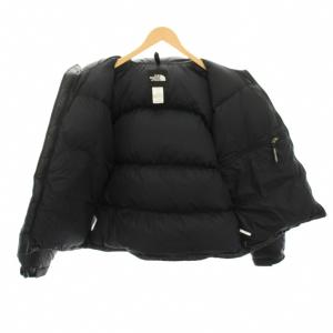 THE NORTH FACE ヌプシジャケット Nuptse Jacket ダウンジャケット アウター ロゴ刺繍 M 黒 ブラック ND01001