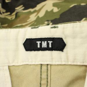 TMT CAMO PRINT CARGO SHORTS ショートパンツ ハーフパンツ カモフラ 迷彩柄 S カーキ