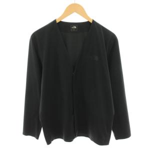 テックラウンジカーディガン TECH LOUNGE CARDIGAN Vネック 長袖 ロゴプリント M