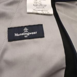 MUNSINGWEAR イージーパンツ 85 紺 ネイビー /LP