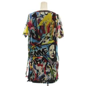 VIVIENNE TAM メッシュ ワンピース 半袖 ミニ 0 黒 ブラック 015-140115 /G