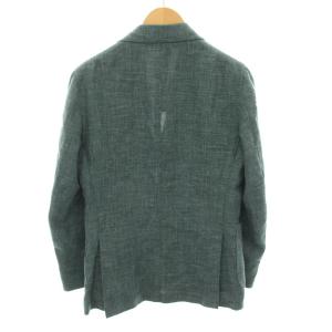STILE LATINO GULE035 テーラードジャケット リネン 46 ブルー 1VGM46