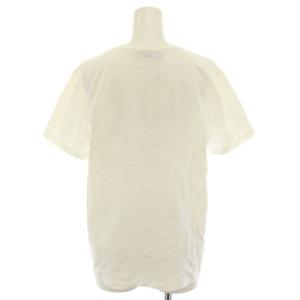 VIVIENNE TAM Tシャツ カットソー クルーネック 半袖 ベタフィッシュ柄 闘魚柄 刺繍 タグ付き 2 白 ホワイト 緑