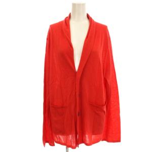 COLLECTION ニット カーディガン カシミヤ混 長袖 M 赤 レッド KL88T /G