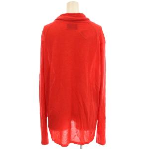 LANVIN COLLECTION ニット カーディガン カシミヤ混 長袖 M 赤 レッド KL88T /G