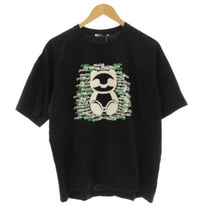 Tシャツ 半袖 パンダ柄 40 黒 ブラック 11176561 /G