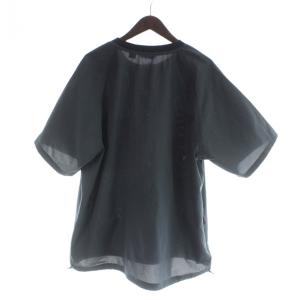 NANGA AIR CLOTH COMFY TEE Tシャツ XL グレー 半袖 ラウンドネック 胸ポケット NW2211-1E232