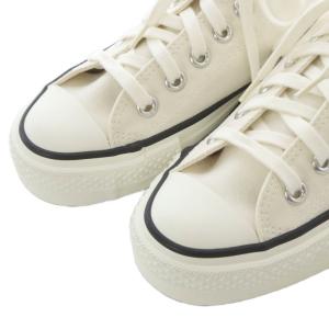 CONVERSE CANVAS ALLSTAR OX オールスター スニーカー 23.5cm ホワイト ローカット 黒ラインソール