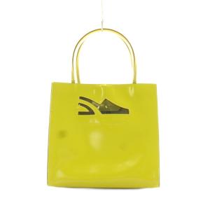 Salvatore Ferragamo ハンドバッグ レザー 緑 グリーン DW-216239 /AN18 OH