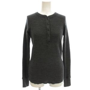 23AW WOOLY THERMAL サーマル ヘンリーネック カットソー ウール 長袖 F グレー 23070520402030