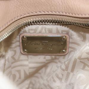 Salvatore Ferragamo ガンチーニ ハンドバッグ レザー ピンク AB-21 7421 /AN32 OH