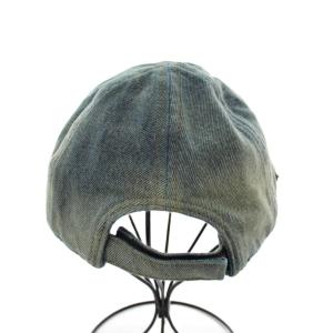 PRADA 三角プレート トライアングルロゴ キャップ デニム L ブルー 2HC274