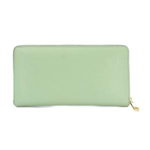 GUCCI ×ばなにゃ 長財布 ラウンドファスナー レザー グリーン 701060