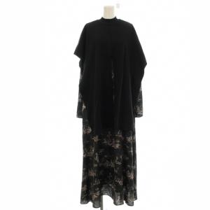 22AW TOILE DE JOUY WITH KNIT DRESS ベスト付き セットアップ ワンピース