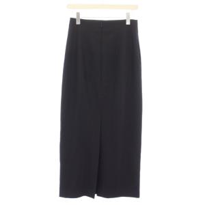 AURALEE HARD TWIST WOOL DOBBY SKIRT 1 ブラック A22SS02KW