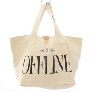 BTN Big Tote トートバッグ ロゴ アイボリー /TK