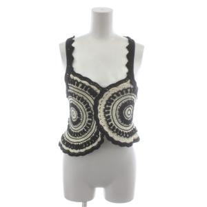 25SS CROCHET COLOR SCHEME MOTIF BUSTIER クロシェカラースキームモチーフビスチェ