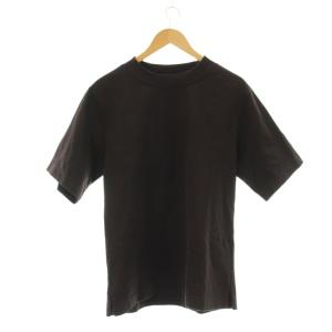 Tシャツ M 茶 ブラウン 無地 クルーネック 半袖 /JP