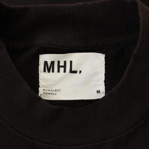 MHL. Tシャツ M 茶 ブラウン 無地 クルーネック 半袖 /JP