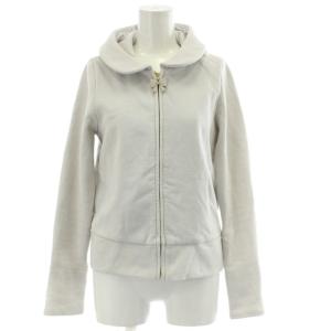 パーカー 上着 M グレー 長袖 フード付き リボンモチーフ 2180220 /GG