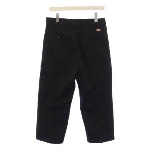 WACKO MARIA × DICKIES A PLEATED TROUSERS パンツ ジップフライ S 黒 DICKIES-WM-PT11