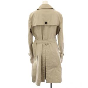 BURBERRY BLUE LABEL トレンチコート スプリングコート ライナー付き 裏地チェック 40 ベージュ E1A17-830-40