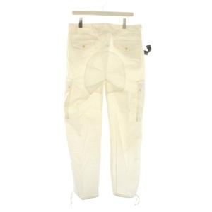 POLO RALPH LAUREN カーゴパンツ W33 L32 白 ホワイト ジップポケット /YM