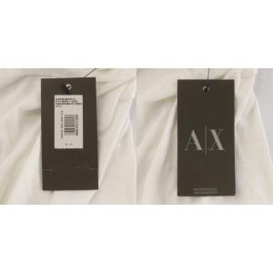 A/X ARMANI EXCHANGE Tシャツタグ付き XL 白 ホワイト Vネック グラフィックプリント 半袖 /AU