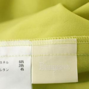Diagram 22AW ウールビエラシャツワンピース ワンピース ロング 長袖 36 黄緑 0322431222 /G
