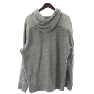 DIESEL パーカー 上着 3XL グレー 長袖 フード付き ジップアップ /GG