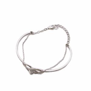 SWAROVSKI インフィニティ ブレスレット シルバー色 /AN20
