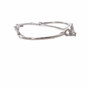 SWAROVSKI インフィニティ ブレスレット シルバー色 /AN20