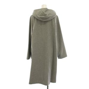 GALERIE VIE ロングコート カシミヤ アウター 1 グレー フード付き 長袖 23082508403 /YM