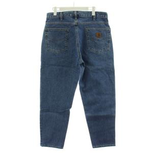 Carhartt デニムパンツ ジーンズ ジーパン Gパン ジッパーフライ 34×30 水色 ライトブルー B17 STW