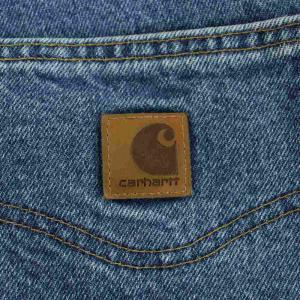 Carhartt デニムパンツ ジーンズ ジーパン Gパン ジッパーフライ 34×30 水色 ライトブルー B17 STW