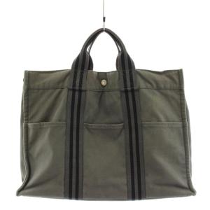 フールトゥMM トートバッグ ハンドバッグ キャンバス グレー /AN12 OH