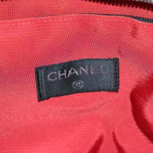 CHANEL 旧トラベルライン ハンドバッグ ナイロン 6番台 ブラック