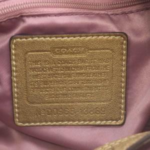 COACH シグネチャー ショルダーバッグ キャンバス レザー ベージュ 13889 /AN27