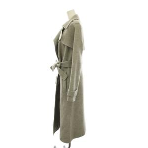 Theory NEW DIVIDE OAKLANE DF ウールコート カシミヤ ロング アウター P グレー /YM