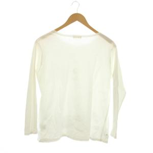 plantation Tシャツ M 白 長袖 鳥獣戯画風プリント PL01JJ661 /JP