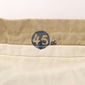 45R パンツ チノパン 3 ベージュ ドローストリングウエスト 無地 /AU