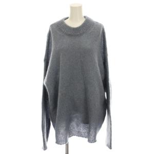 22AW Kid Mohair Knit ニット セーター F 長袖 水色 ライトブルー /LP