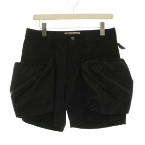 岡部文彦 BIG POCKET SHORTS ビッグポケット ショートパンツ 1 黒 56PAM00A4S